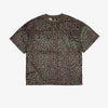 T-shirt Wasted Paris Boxy Cheetah Mesh khaki