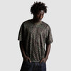 T-shirt Wasted Paris Boxy Cheetah Mesh khaki