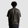 T-shirt Wasted Paris Boxy Cheetah Mesh khaki