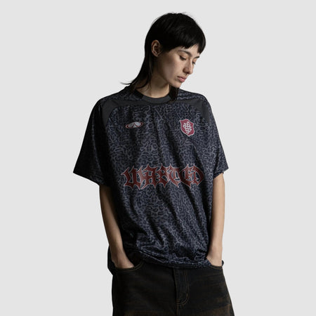 T-shirt Wasted Paris Cheetah Football Jersey black