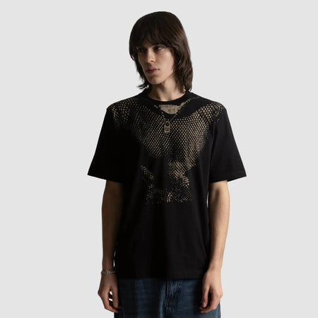 T-shirt Wasted Paris Never Mind Black