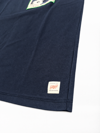 Bob T-shirt uomo in cotone con taschino