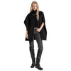 MICHAEL KORS cappotti donna michael kors - double - faced wool cape - nero da donna