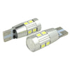 COPPIA LUCI POSIZIONE BMW X3 E83 CANBUS NO ERRORE 10LED 6W SMD CON LENTE BIANCO 6000K