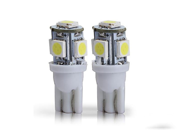 KIT LED H7 50W 9000 Lumen per Yamaha T-Max 500 2008-2012 + T10 Posizione 6000K – 2 Lampade SUPER SLIM Bianche ad Alta Luminosità
