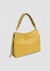 DOPPIASE Borsa Treccia Grande in vera pelle Dollaro Made in Italy 30x25x13cm
