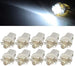 Lotto 10 Luci Lampadine Led T5 B8.5D Lampadine Luci BIANCO FREDDO Auto Cruscotto Strumenti Quadro