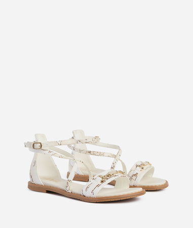 Alviero Martini 1° Classe Donna Sandali a tallone chiuso in eco nappa
