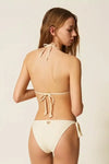Bikini triangolo crochet e slip annodato | TWINSET