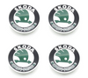 Coprimozzo 60mm Tappi Borchie Cerchi Lega Per SKODA Fabia Yeti Octavia Roomster Superb