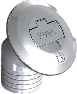 Tappo Imbarco Con Chiave Fuel Tubo 50 Mm Inclinato Tappo In Ottone Cromato Con Chiave