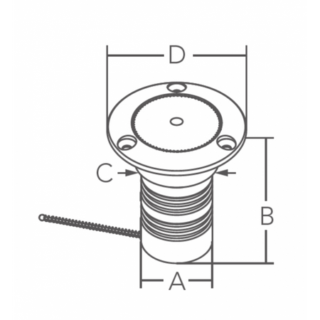 Tappo Inox 316 Water Ø Mm.38