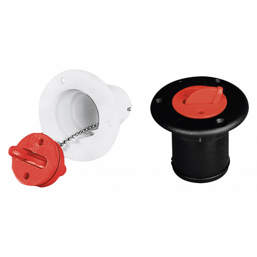 Tappo Nylon Bianco Fuel Ø Mm.50