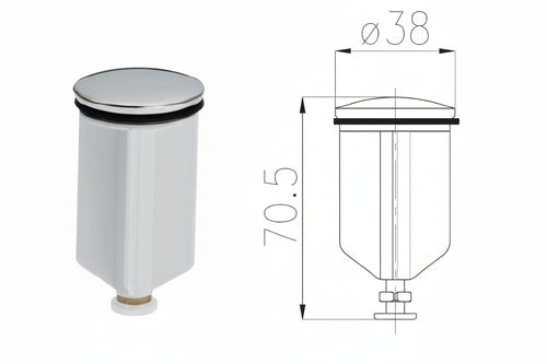 Tappo X Scarico Norton 11/4 Pvc Ec