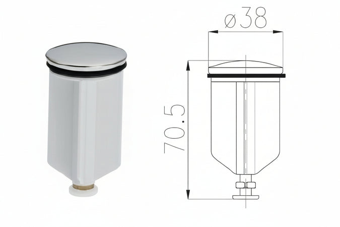 Tappo X Scarico Norton 1"1/4 Pvc Ec