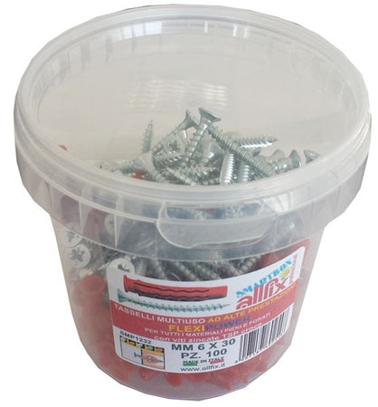 Tasselli Nylon Gl6/35V C/Vite Pz100