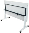 Tavolo ribaltabile in melaminico verniciato per ufficio cm. 140/160x80x73,7h