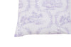 Set 2 federe coppia di federe stampa digitale 100% cotone Made in Italy Toile De Jouy Violetta