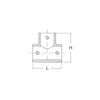 Tee Inox 90° Ø Mm.22