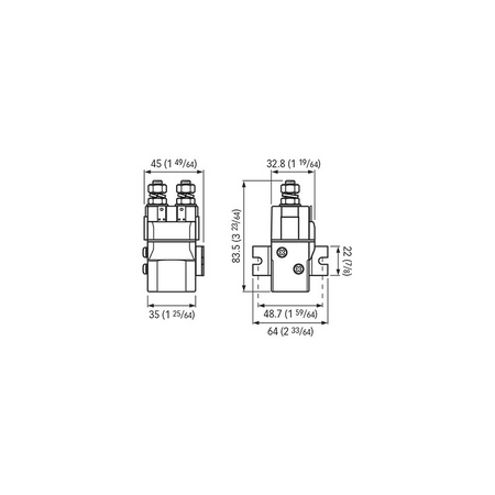 Teleruttore 2 Terminali 12V
