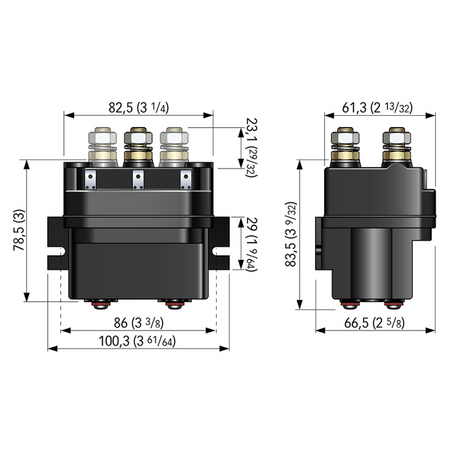 Teleruttore 3 Terminali 12V
