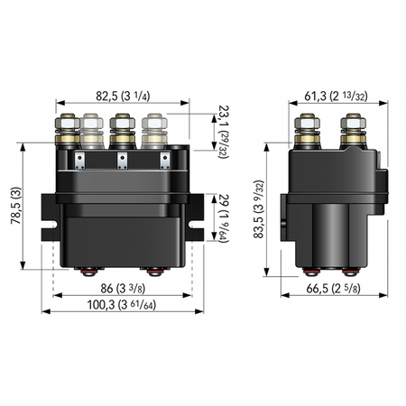 Teleruttore 4 Terminali 12V