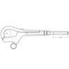Tenditore A Pellicano Ø Mm. 4 M6