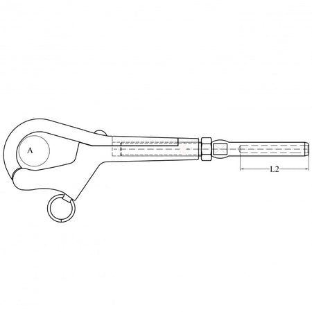 Tenditore A Pellicano Ø Mm. 5 M8