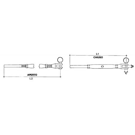Tenditore Rapido Ø Mm.3