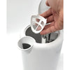 Bollitore elettrico - TERRAILLON  15351 DIAMANT Bianco  1,5 L - 2200 W - Base girevole a 360 - Base rialzata effetto diamante