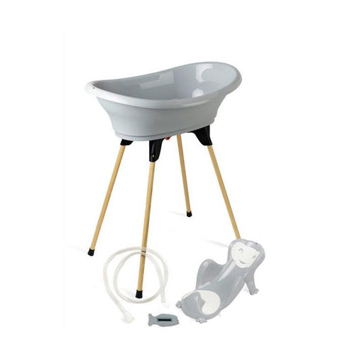 PACCHETTO BAGNO THERMOBABY VASCO 5 IN 1 CHARM GRIGIO