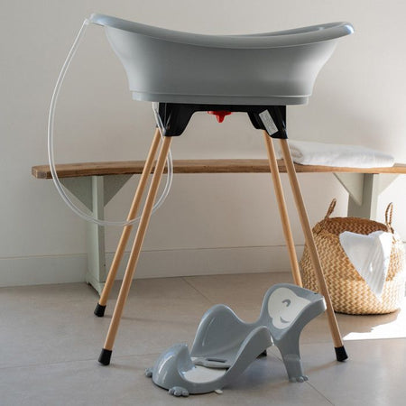 PACCHETTO BAGNO THERMOBABY VASCO 5 IN 1 CHARM GRIGIO