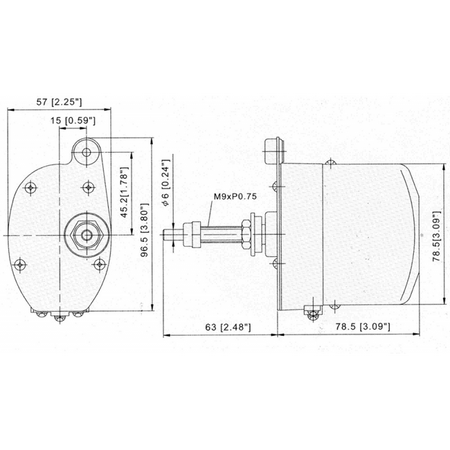 Tergicristallo Inox 12 V.