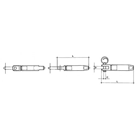 Terminale Forcella Parafil Ø Mm.7