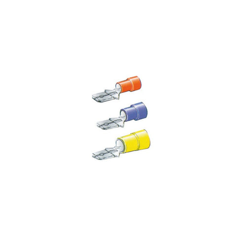 Terminale Maschio Mm 6,3 Blu 100P