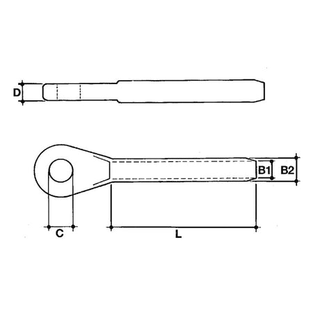 Terminale Pressare Ad Occhio Ø Mm.6