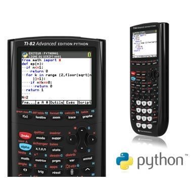 Calcolatrice grafica Python TEXAS INSTRUMENTS TI-82 Advanced Edition - Nera