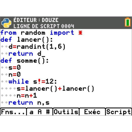 Calcolatrice grafica Python TEXAS INSTRUMENTS TI-82 Advanced Edition - Nera