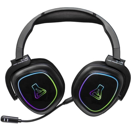 Cuffie da gioco - THE G-LAB - KORP-PROMETHIUM - Wireless + Bluetooth - Compatibile con PC, PS4, XboxOne - Nero