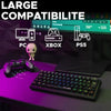 Tastiera da gioco meccanica - THE G-LAB - KEYZ TALLIUM - Rossa