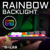 Tastiera da gioco - THE G-LAB - KEYZ-MERCURY-C/FR - Meccanica - TKL - 3 colori Bianco+Nero+ArancioneFR