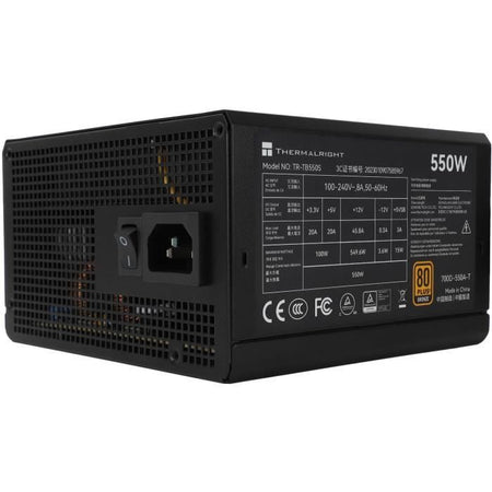 Alimentatore PC - THERMALRIGHT - TB550S - 550W - 80+ Bronzo - Non modulare - ATX 3.0 - Nero