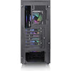 Case PC Mid Tower senza alimentatore - THERMALTAKE View 200 TG ARGB (Nero) - ATX/Micro ATX - 3x120mm A-RGB - USB 3.0/2.0 - Vetro temperato