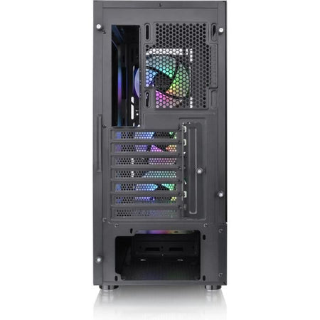 Case PC Mid Tower senza alimentatore - THERMALTAKE View 200 TG ARGB (Nero) - ATX/Micro ATX - 3x120mm A-RGB - USB 3.0/2.0 - Vetro temperato