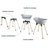 Confezione da bagno - THERMOBABY - VASCO 9 in 1 - Charm Grey