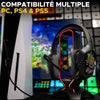 Cuffie da gioco cablate - The G-Lab - KORP COBALT 7.1 - Suono surround 7.1 - USB - RGB
