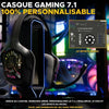 Cuffie da gioco cablate - The G-Lab - KORP COBALT 7.1 - Suono surround 7.1 - USB - RGB
