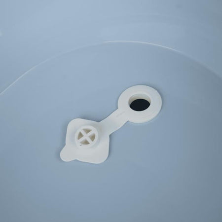 KIT VASCA THERMOBABY VASCO Fleur Bleue: vasca + piedini + tubo di scarico