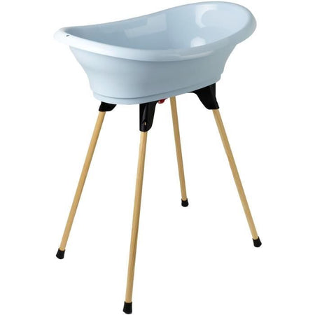 KIT VASCA THERMOBABY VASCO Fleur Bleue: vasca + piedini + tubo di scarico