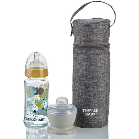 Portabiberon THERMOBABY - termico - grigio melange